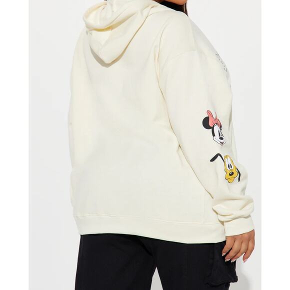 Disney Mickey Mouse Womens Full Zip Hoodie Size Large - Picture 2 of 13